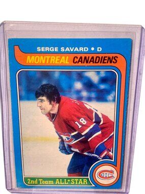 1979 O-Pee-Chee Serge Savard Montreal Canadiens 2nd Team All-Star Hockey Card